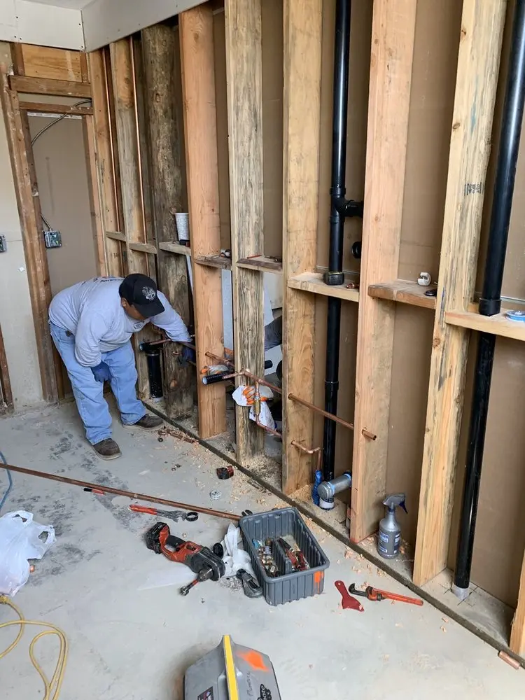 Commercial rough-in plumbing for Water Heater Replacement in Priestford Hills